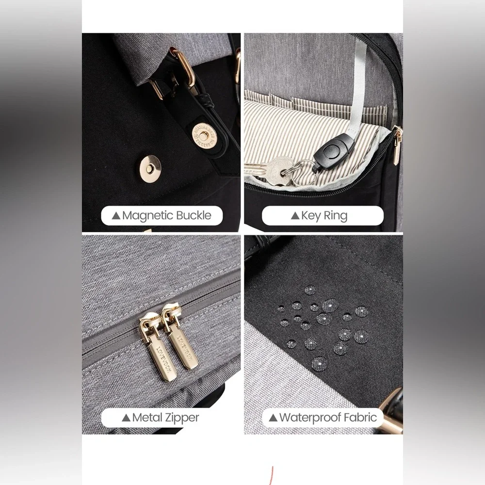 LOVEVOOK Travel Laptop Backpack • Anti-Theft • Waterproof • Carry-On Approved - Picture 5 of 8